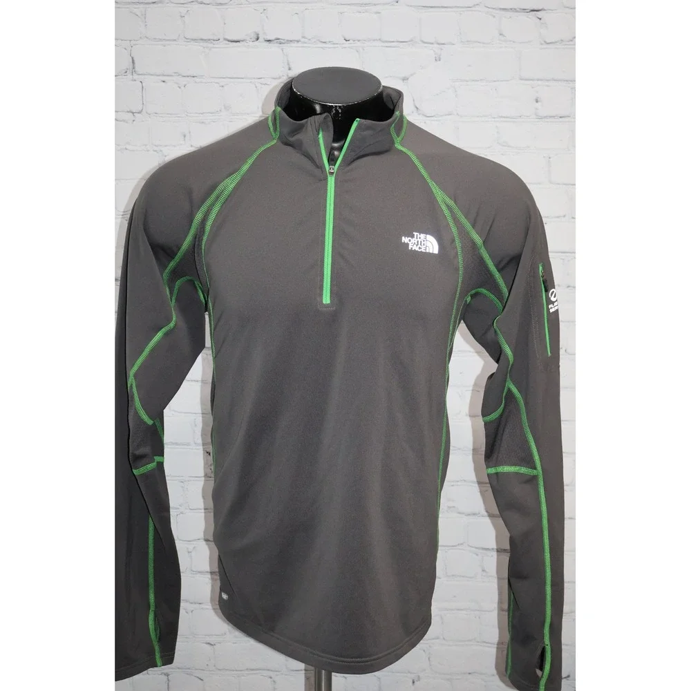 The North Face Flight Series Pullover Mens Large Gray 1/4 Zip Running Shirt